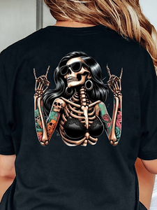 *Preorder* Inked skeleton girl