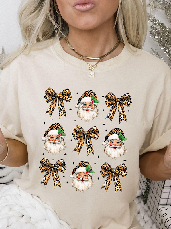 *Preorder* Leopard Santa