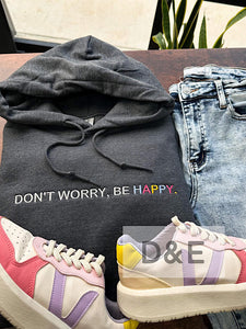 *Preorder* Hoodie Don’t worry embroidered