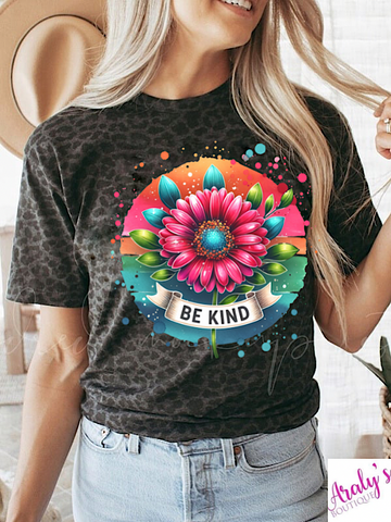 *Preorder* Be Kind leopard splash