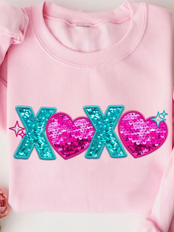 *Preorder* Faux pink blue xoxo