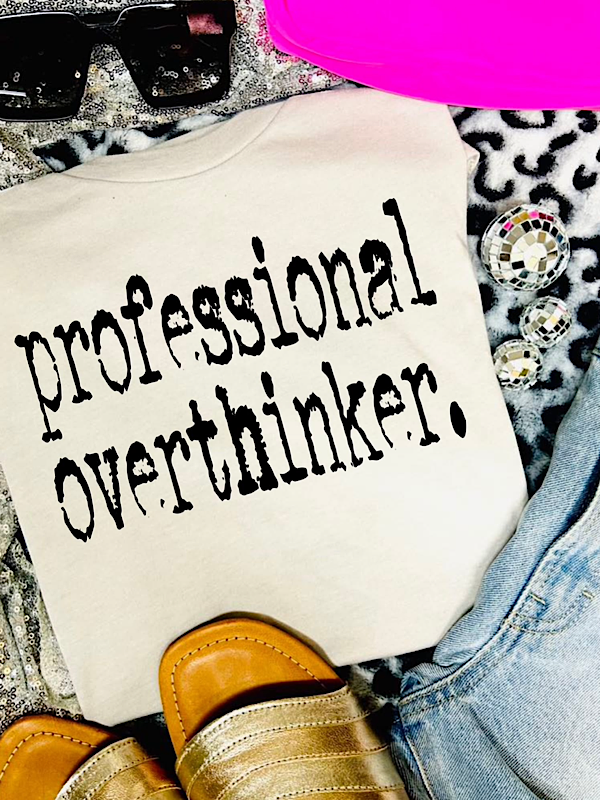 *Preorder* Professional overthinker