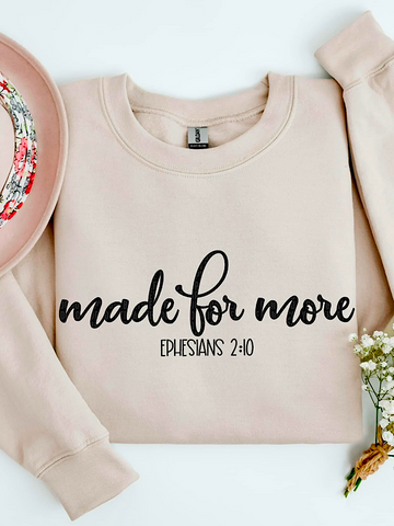 *Preorder* Made for more