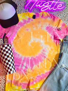 *Preorder* Pink Swirl tie dye