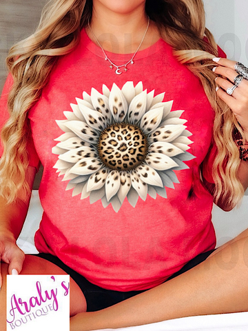 *Preorder* Red leopard sunflower