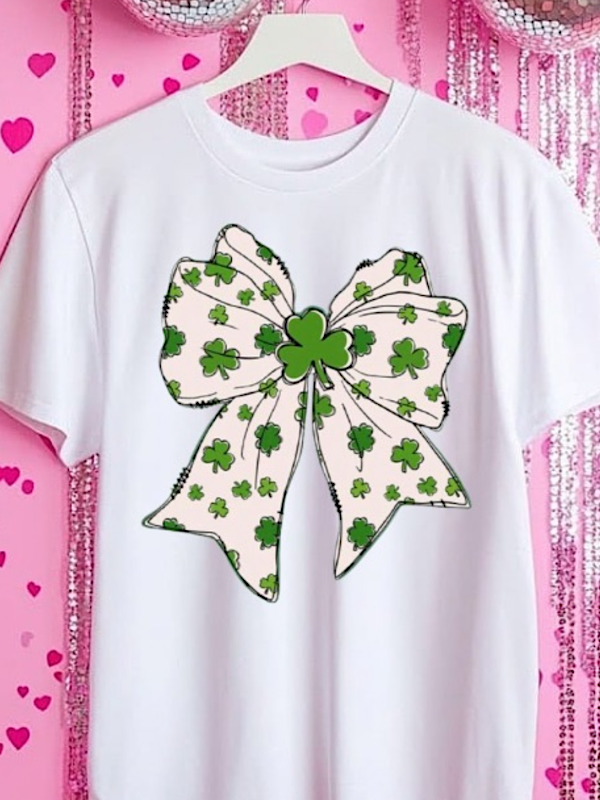 *Preorder* Shamrock bow