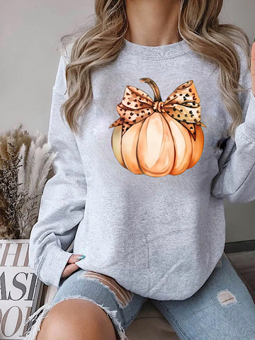 *Preorder* Leopard bow pumpkin