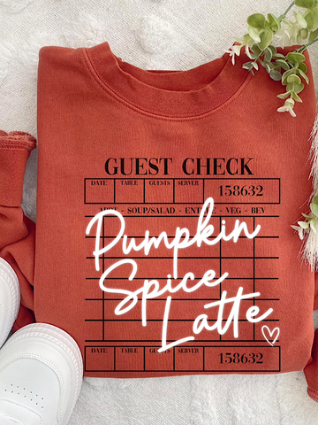 *Preorder* Guest check pumpkin