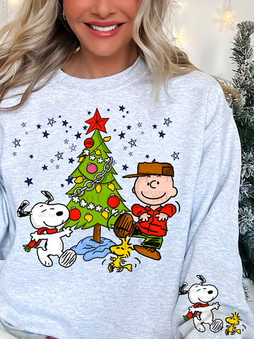 *Preorder* Brown Christmas Sweatshirt