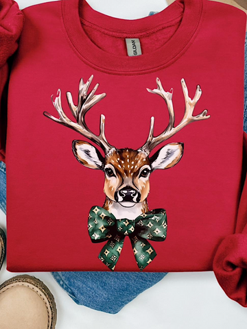 *Preorder* Reindeer mark sweatshirt