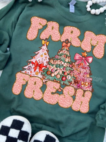 *Preorder* Farm Fresh FAUX sweatshirt