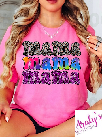 *Preorder* Pink Stacked mama