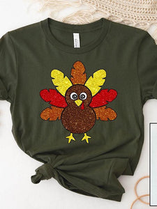 *Preorder* Turkey Colorful Feathers