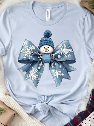 *Preorder* Snowman bow