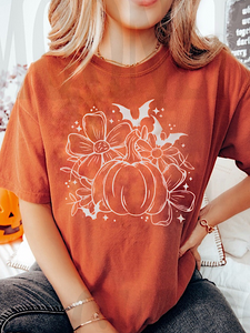 *Preorder* Fall leaves pumpkins