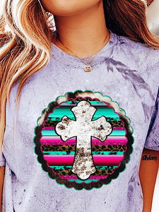 *Preorder* Cowhide Serape cross