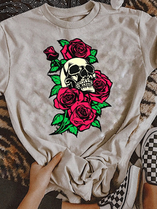 *Preorder* Roses Skull