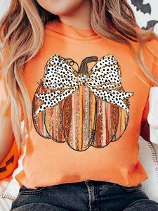 *Preorder* Pumpkin dot bow