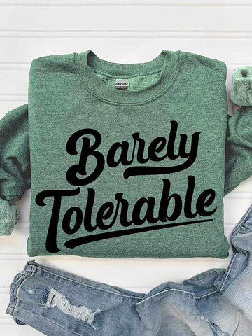 *Preorder* Barely tolerable