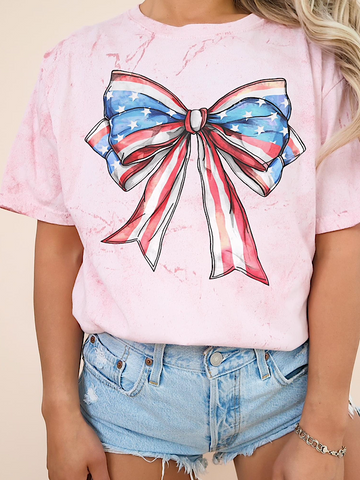 *Preorder* Comfort patriotic bow