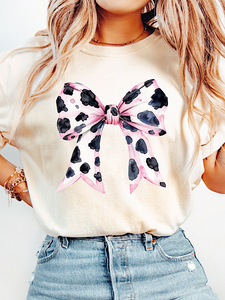 *Preorder* Cow print bow