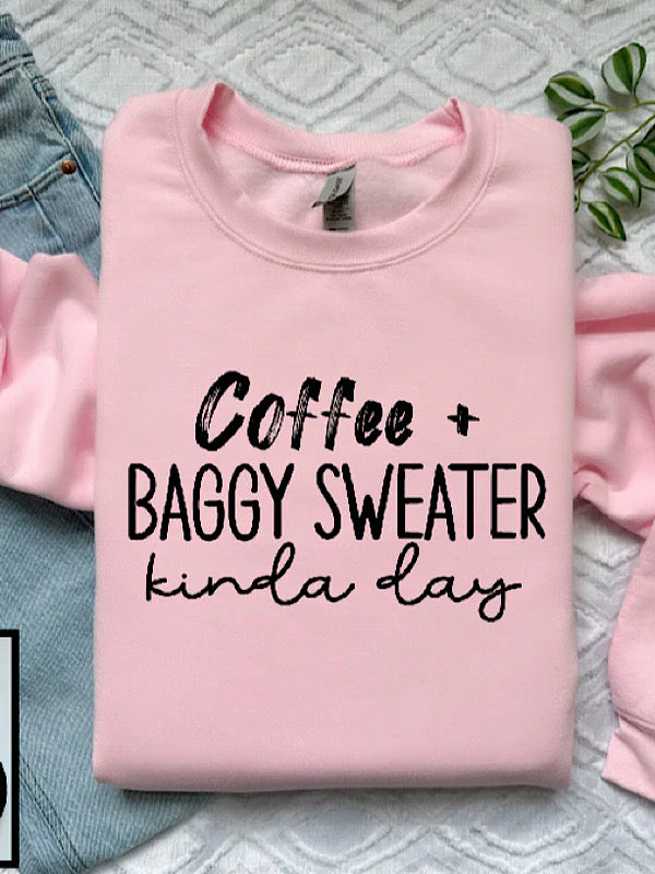 *Preorder* Coffee Baggy sweater