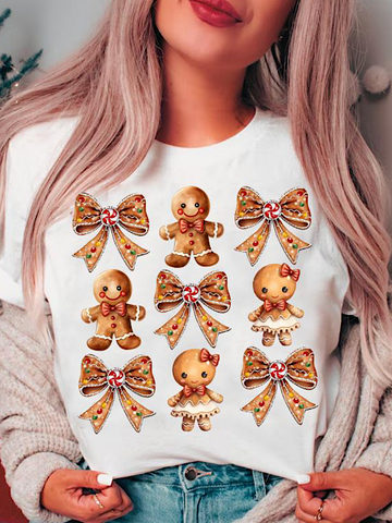 *Preorder* Gingerbread bows tee