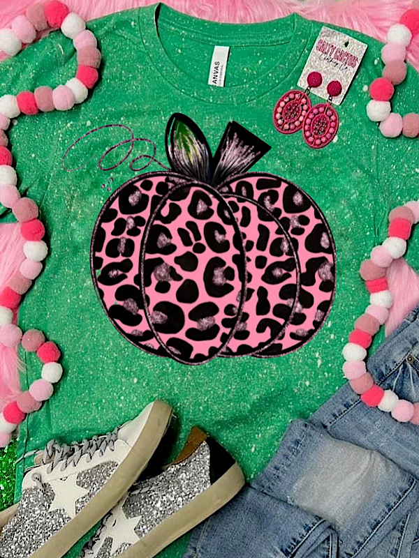 *Preorder* Pink Leopard Green Pumpkin