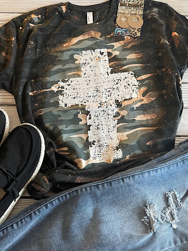 *Preorder* Bleached cross grunge