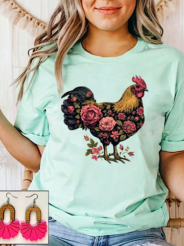 *Preorder* Floral chicken
