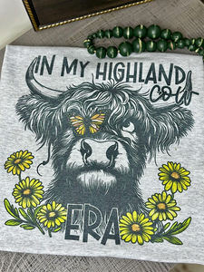 *Preorder* Highland cow tee