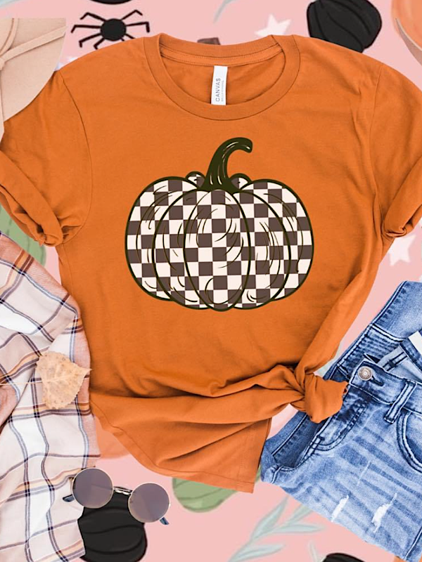 *Preorder* Checkered pumpkin