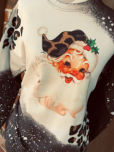 *Preorder* Leopard Santa