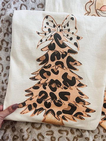 *Preorder* Christmas leopard tree