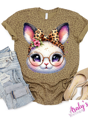 *Preorder* Leopard Glasses Bunny