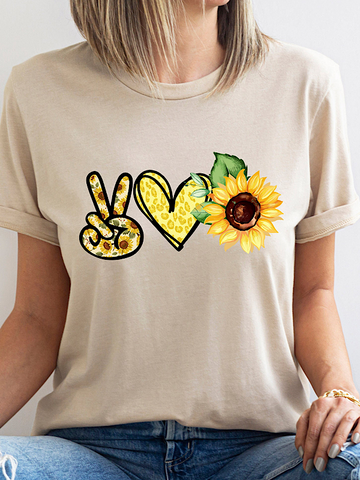 *Preorder* Peace love sunflower