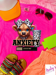 *Preorder* Anxiety pink cow