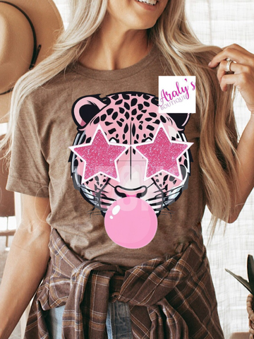 *Preorder* Bubble gum leopard