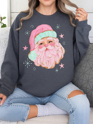 *Preorder* Pink snowflake Santa
