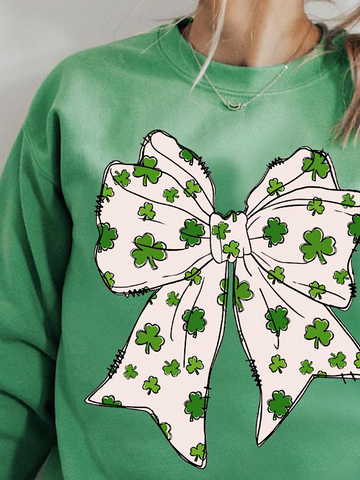 *Preorder* Irish Shamrock bow