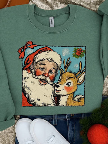 *Preorder* Cartoon Santa