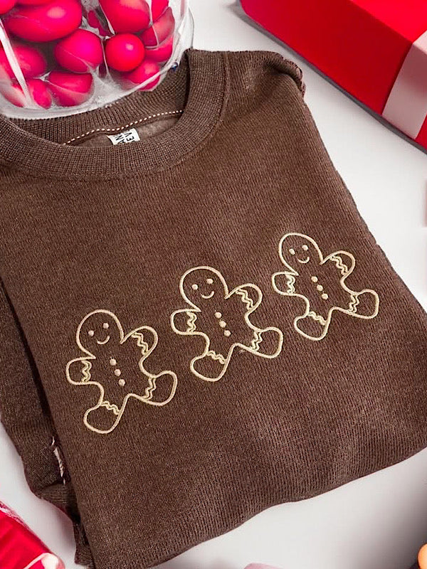 *Preorder* gingerbread embroidery