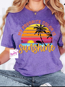 *Preorder* My favorite color is sunshine