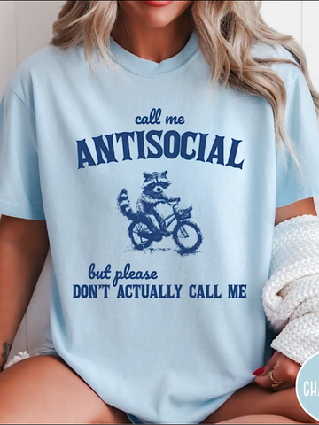 *Preorder* Call me antisocial