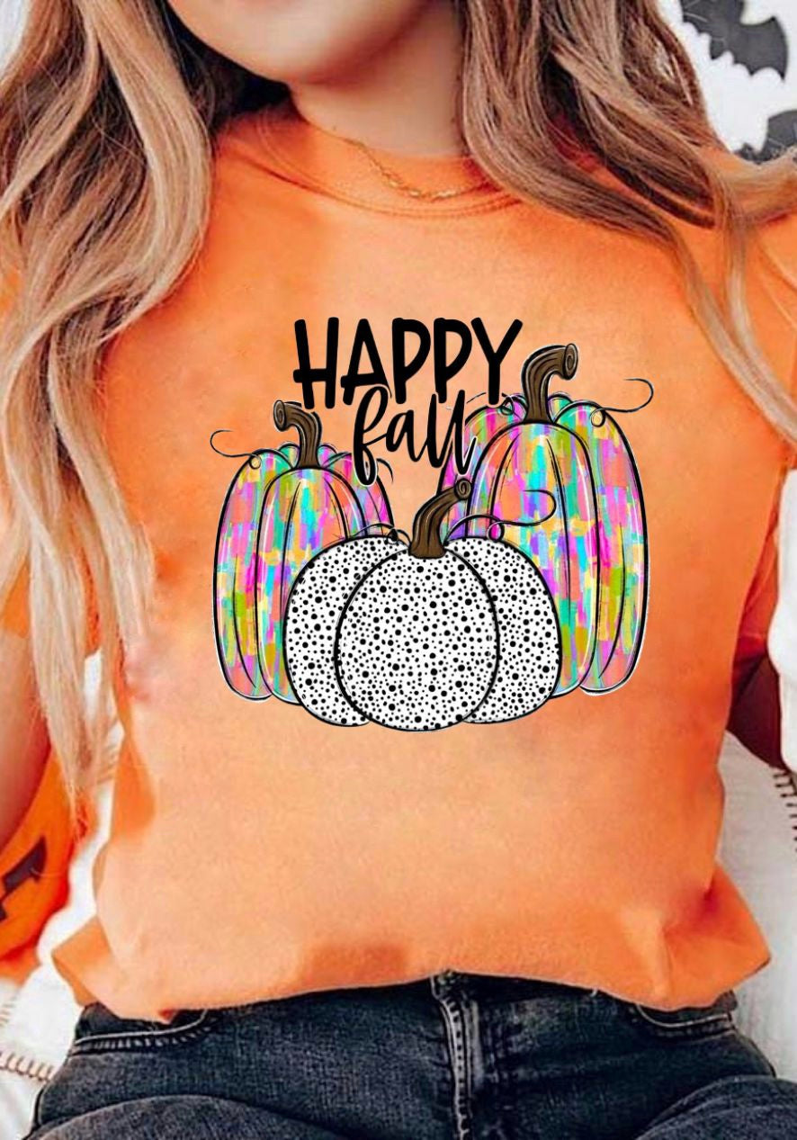 *Preorder* Happy Fall pumpkin