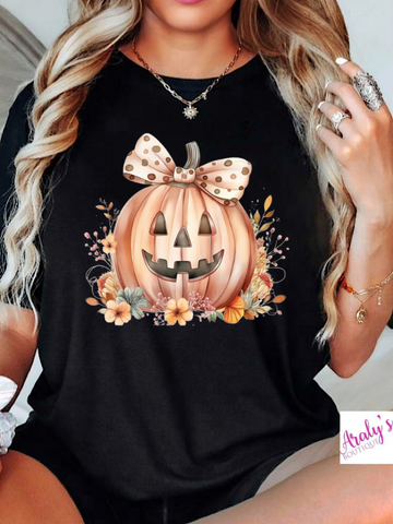 *Preorder* Halloween pumpkin bow