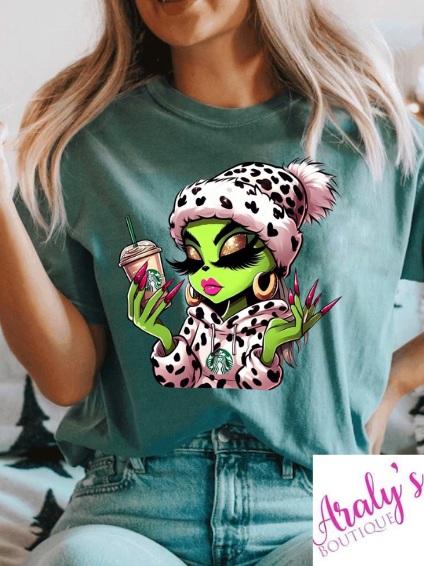 *Preorder* Leopard Green Girl