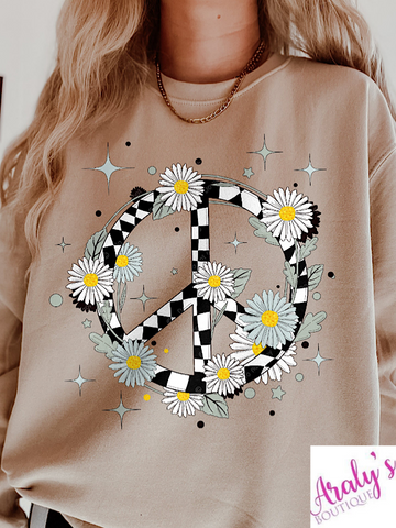 *Preorder* Daisy peace sweatshirt