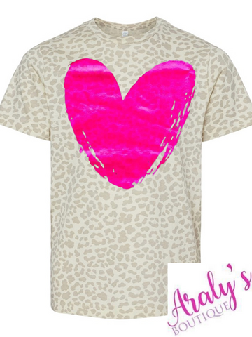 *Preorder* Natural Leopard Heart