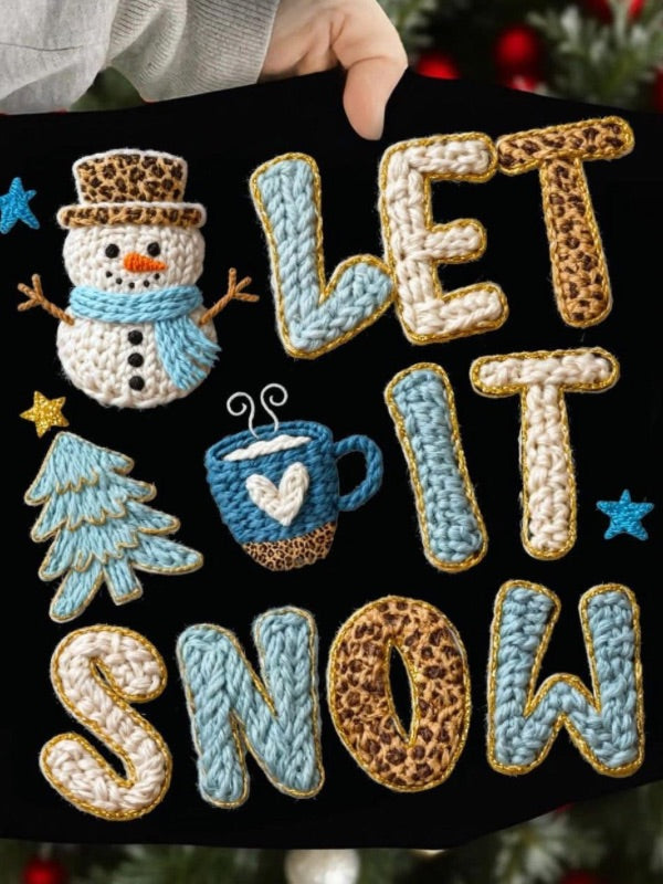 *Preorder* Let it snow tee